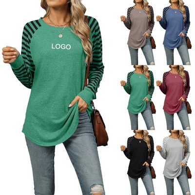 Spring Casual Blouses Women's Breathable Long Sleeve T-Shirt