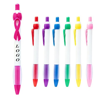 Breast Awareness Ribbon Ballpoint Pen
