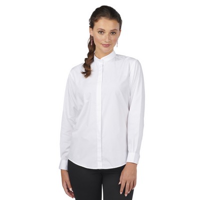 Edwards - Shirts & Blouses - Women's Banded Collar Shirt
