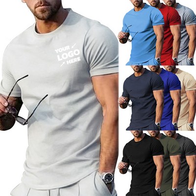 Cotton Crewneck T-Shirt