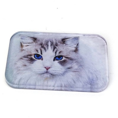 Custom 1.5" x 2.16" Acrylic Magnet – Full Color Print (4mm Thick)