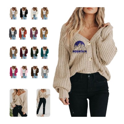 Women's Open Front Sweater