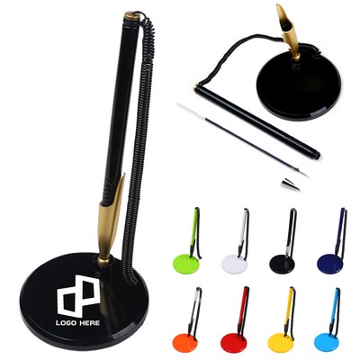 Plastic Pens W/ Round Base