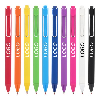 Colorful Retractable Ballpoint Pens