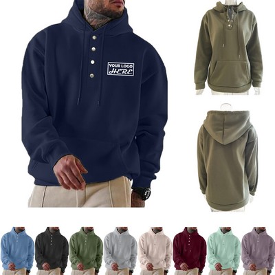 Men's Hooded Pullover Sweatshirt