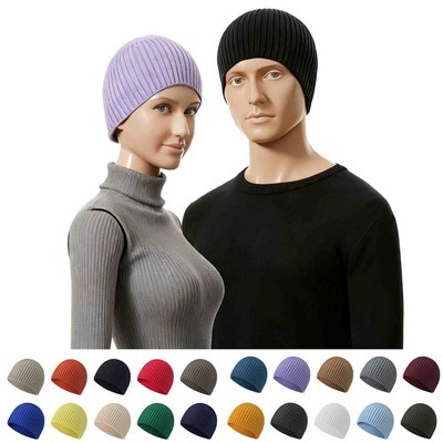 Slouchy Knit Beanie Hat For Women Winter Soft Warm Ladies Laightweight Slouch Knitted Skull Cap