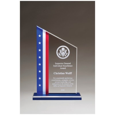 Patriot Zenith Acrylic Award, 8.75"H