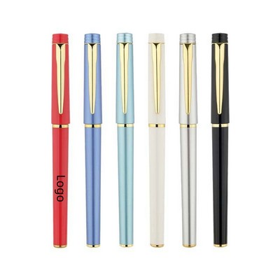 High Quality Exquisite Matte Metal Pen With 0.5mm Tip