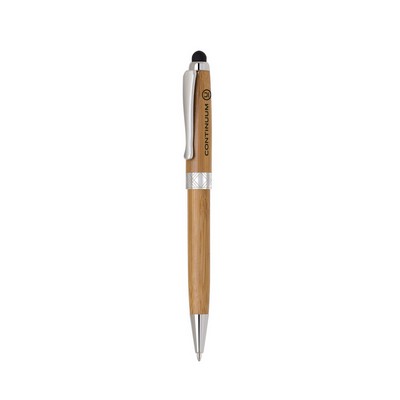 Eco-Friendly Bamboo stylus and ballpoint pen