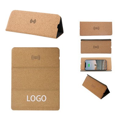 15W Fast Charge Custom Cork Wireless Charging Mouse Pad
