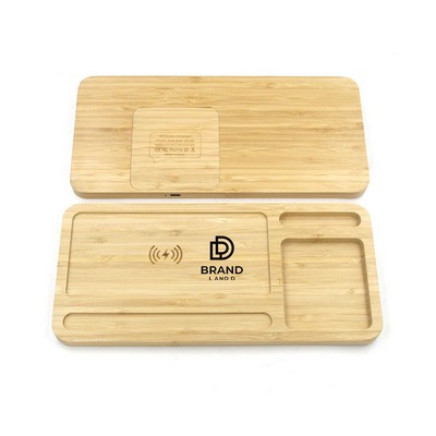 15W Eco-Friendly Bamboo Wireless Charge Pad
