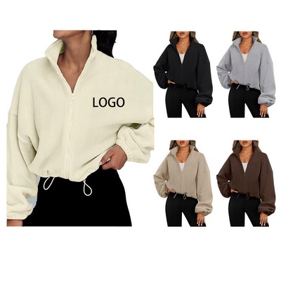 Loose Sweatshirt With Drawstring