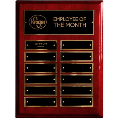 Piano Finished Perpetual Plaque (12"x15")