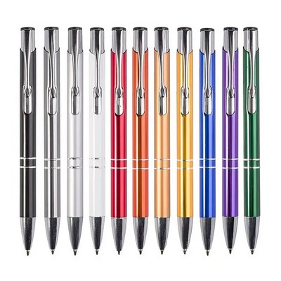Aluminum Click Action Ballpoint Pen