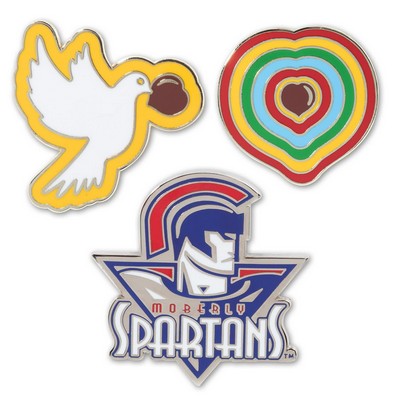 1.5" Hard Enamel Direct Lapel Pin