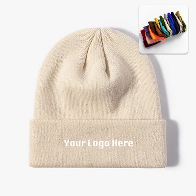 Embroider Knitted Caps