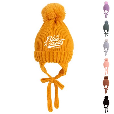 Kids Winter Warm Knit Beanie