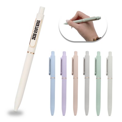 Matte Soft Rubber Coated Ballpoint Pens