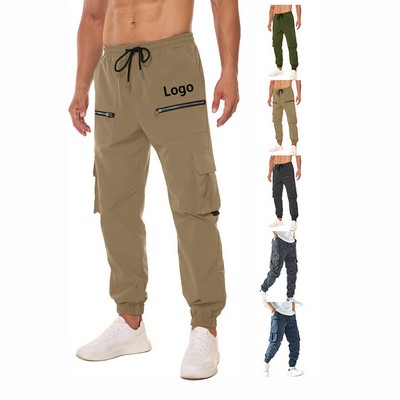 Men's Thin Cargo Joggers