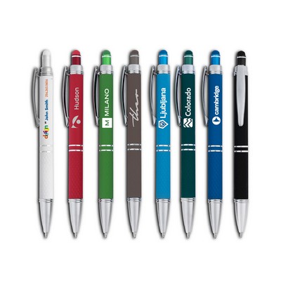 Hope Stylus Satin Soft Touch Click Metal Pen