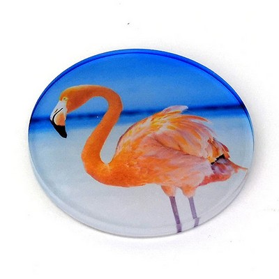 Circle Acrylic Fridge Magnets