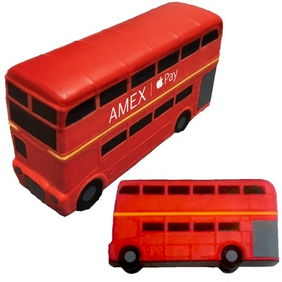 Red Double Decker Bus Stress Reliever