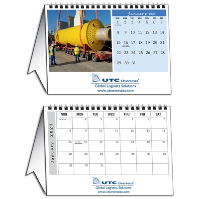 Full Color Desk Tent Calendar