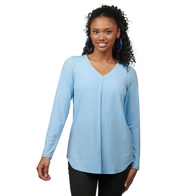 Edwards Garment - Women's Pocketless Soft Pleated Blouse
