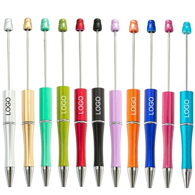 Plastic Beadable Ballpoint Pen for DIY