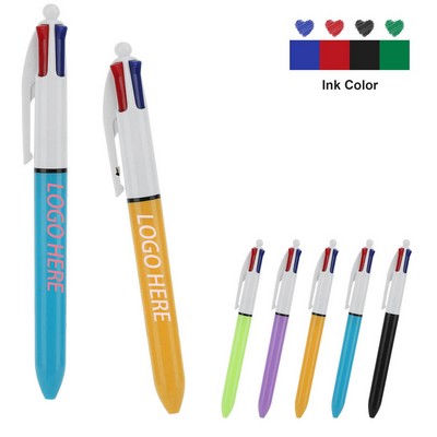 4-Color Retractable Ball Pens