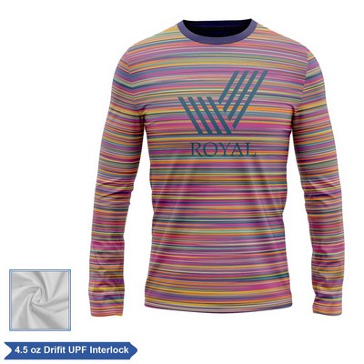 Sublimation UPF DriFit Long Sleeve T-Shirt - Men, Women, Kids