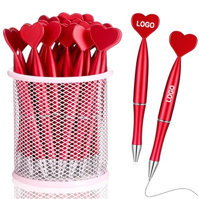 Valentine's Day Heart Shaped Matte Finish Writing Ballpoint Pen