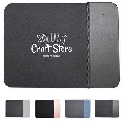 Universal 10W Wireless Charging Mouse Pad with Fast Charge and Non-slip Base