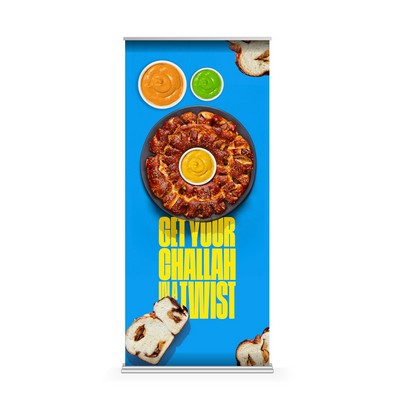 36" x 84" Wide Super Deluxe Retractable Banner Kit/Product Bundle