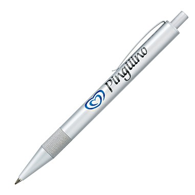 Matte Silver Brass Apollo II Ball Point Pen