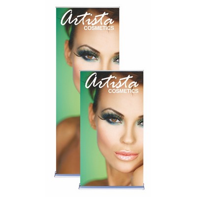 36" Silverstep - 80"h Fabric Graphic Package