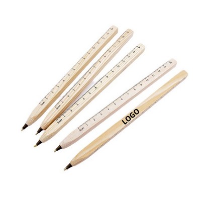 Ballpoint Pen With Ruler