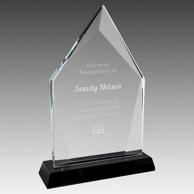 Diamond Halo Glass with Base