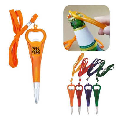 2" 1 Beer Bottle Opener Ballpoint Pen