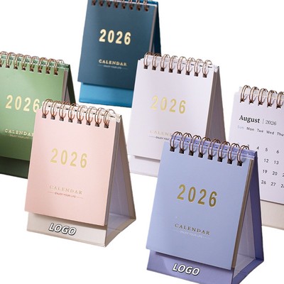 Foldable Mini Desktop Calendar