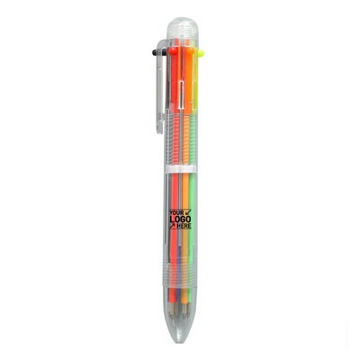 6" 1 Multi Color Ballpoint Pen