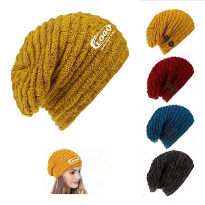Chunky Knit Beanie Hat