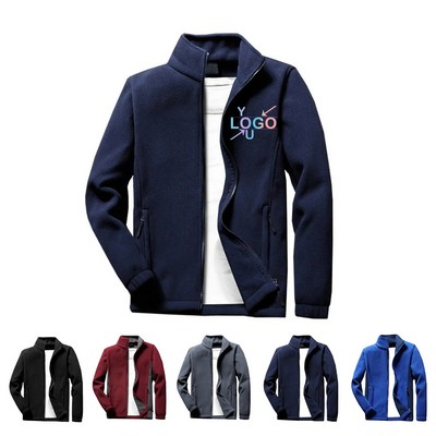 Fleece Jacket With Full Zip Closure