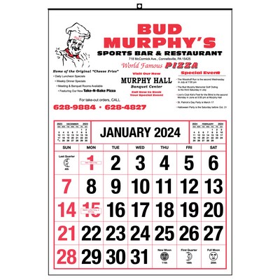 #50 Commercial Wall Calendar